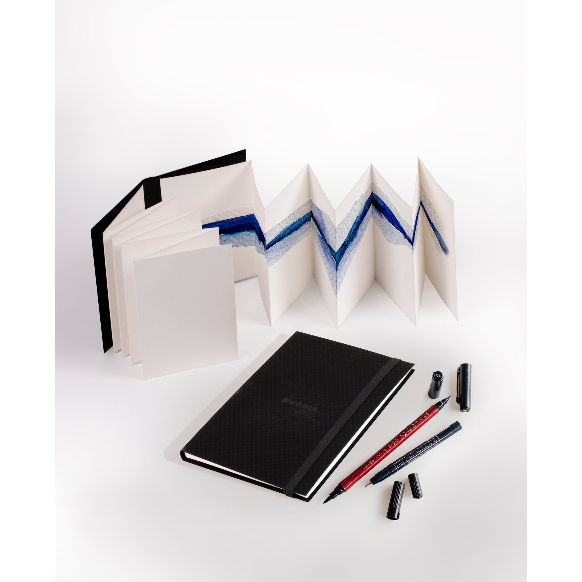 Rhodia Touch Double Accordian Watercolour Book (Cold Pressed Paper) A5 Portrait