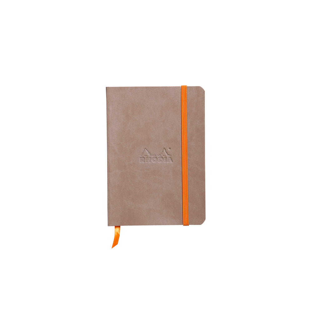 Rhodiarama Classic Softcover Notebook A6 Lined Taupe