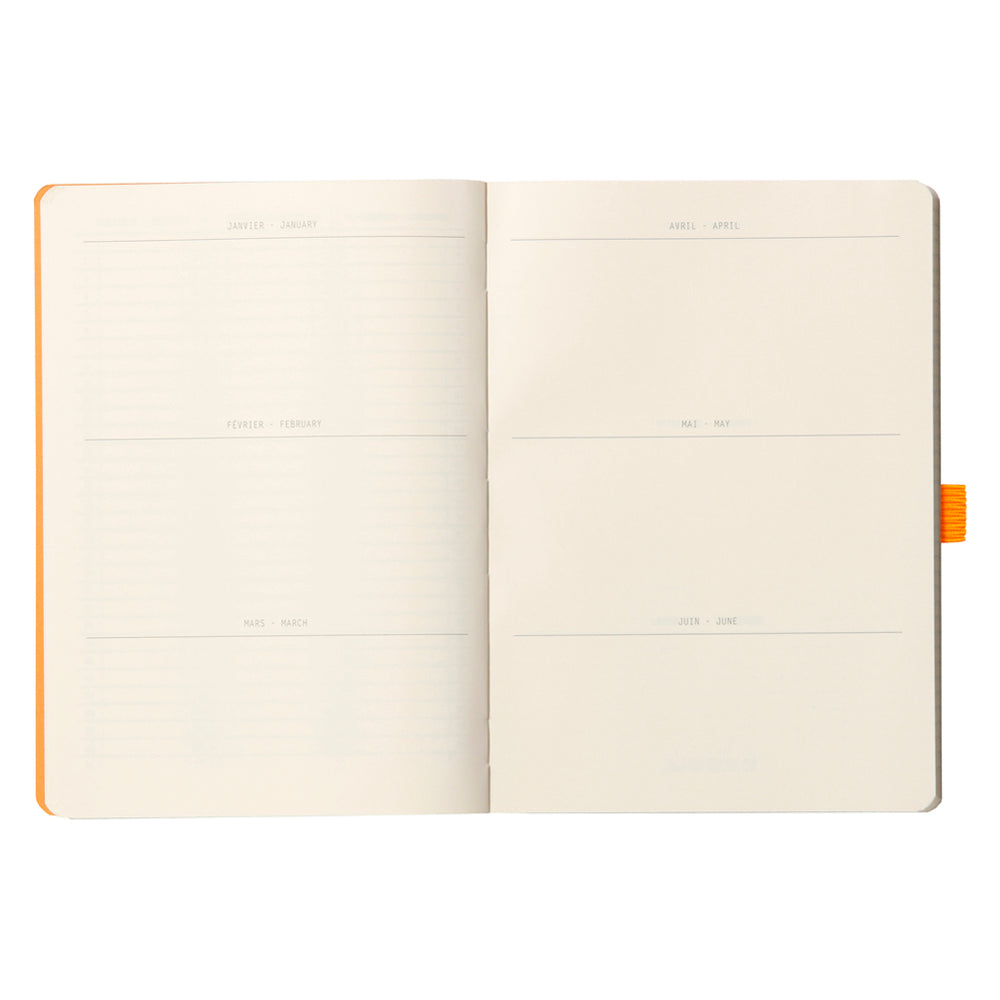 Rhodiarama Goalbook Softcover A5 Dot Grid Black