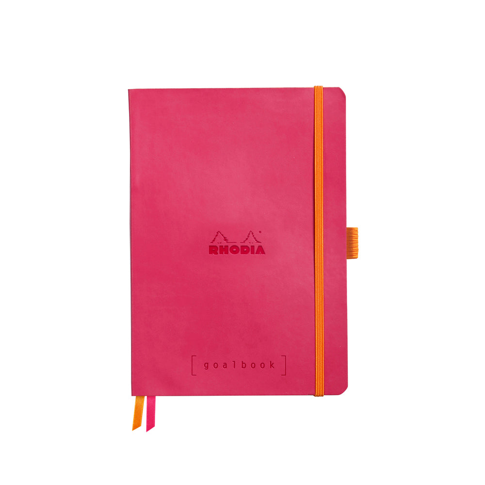 Rhodiarama Goalbook Softcover A5 Dot Grid Raspberry