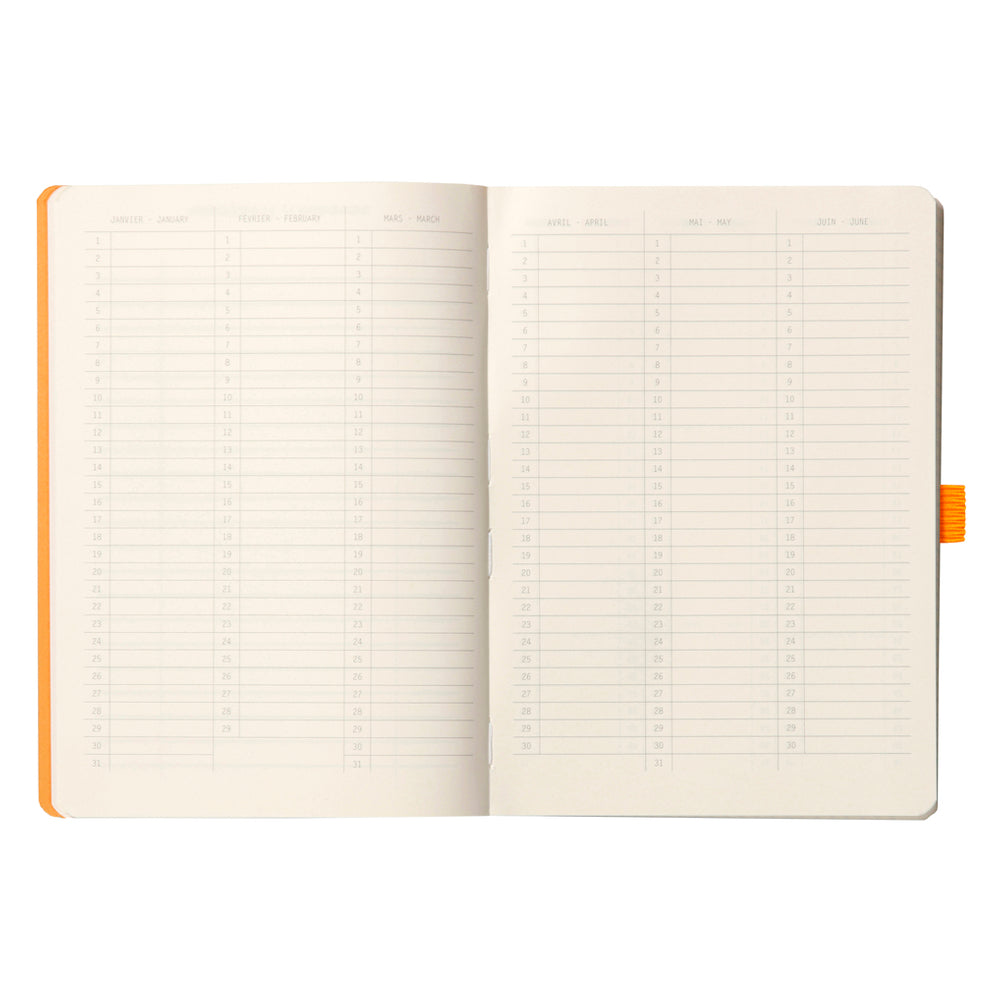 Rhodiarama Goalbook Softcover A5 Dot Grid Raspberry