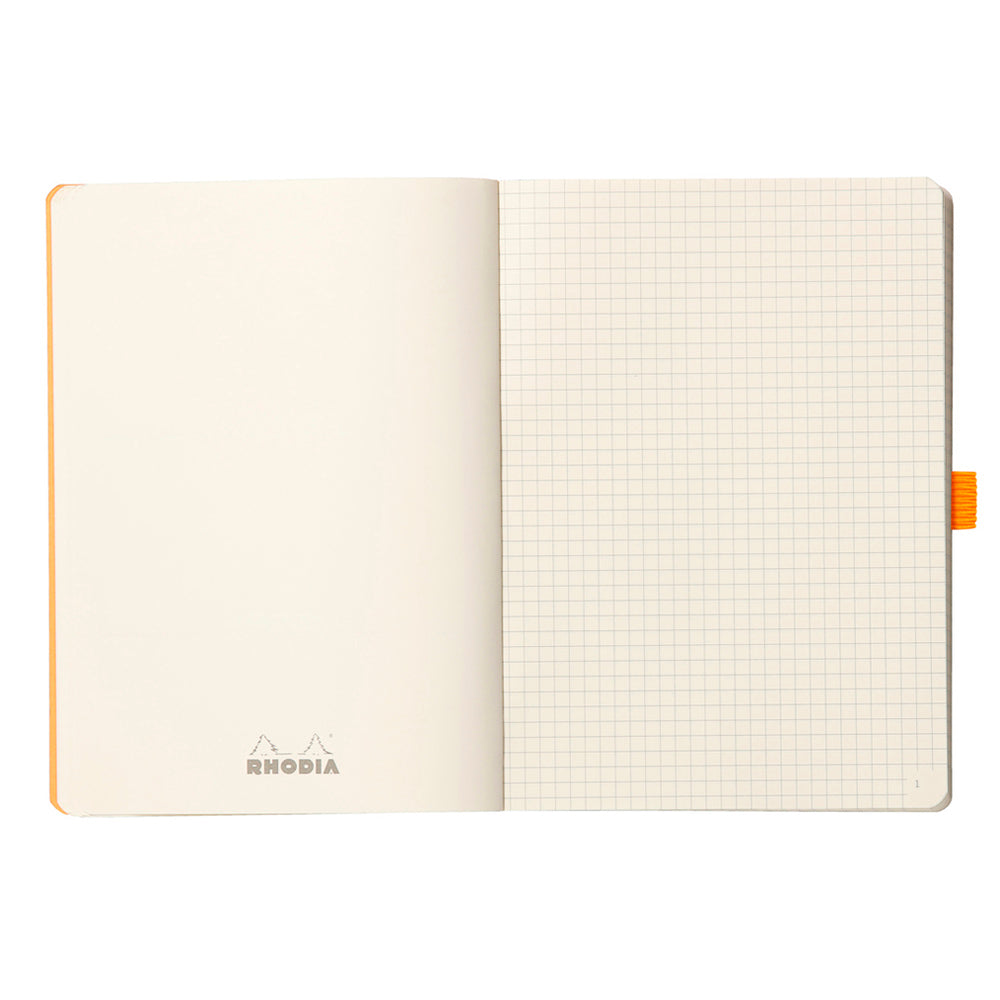 Rhodiarama Goalbook Softcover A5 Grid Black