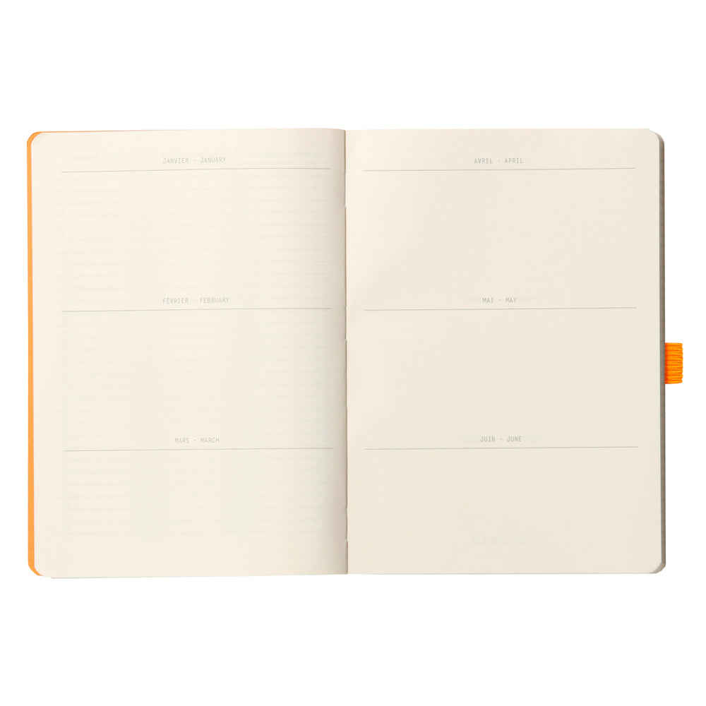 Rhodiarama Goalbook Softcover A5 Dot Grid Rosewood