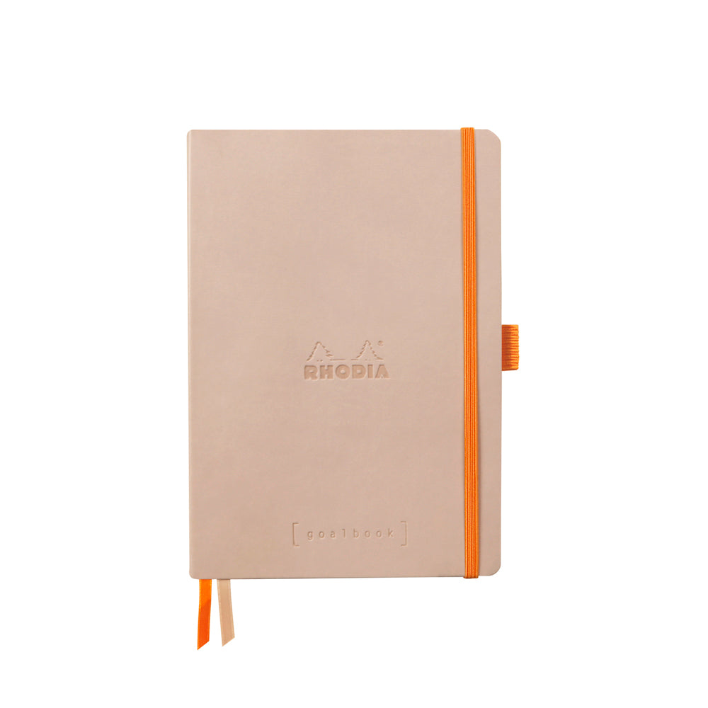 Rhodiarama Goalbook Softcover A5 Dot Grid Rose Smoke