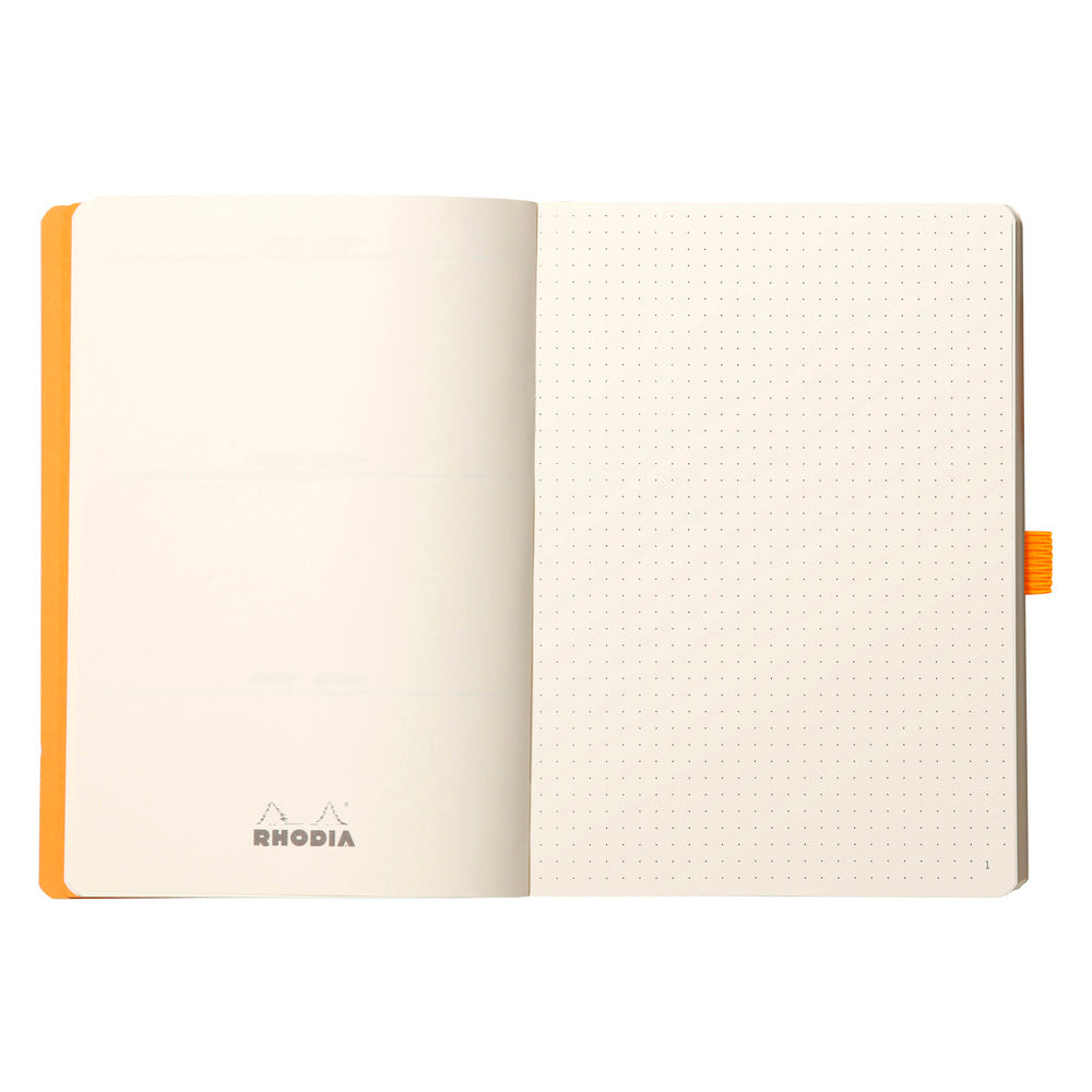 Rhodiarama Goalbook Softcover A5 Dot Grid Sage