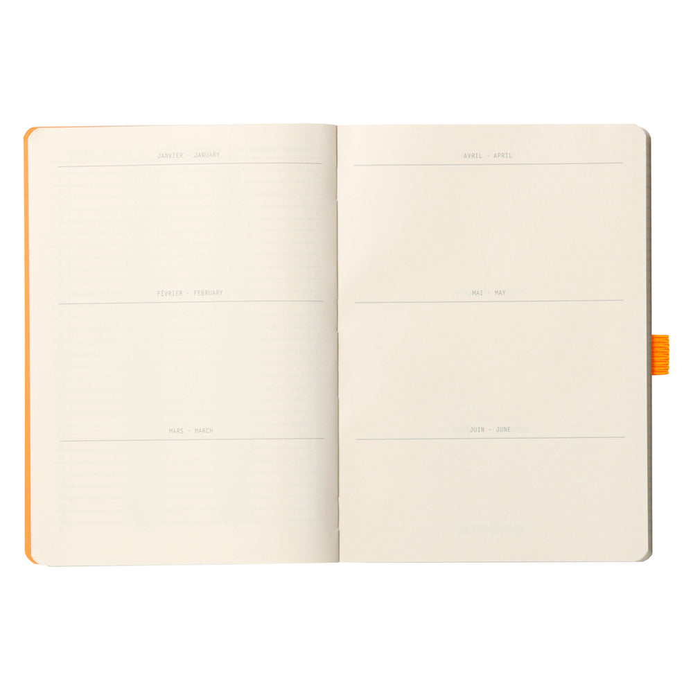Rhodiarama Goalbook Softcover A5 Dot Grid Celadon Green