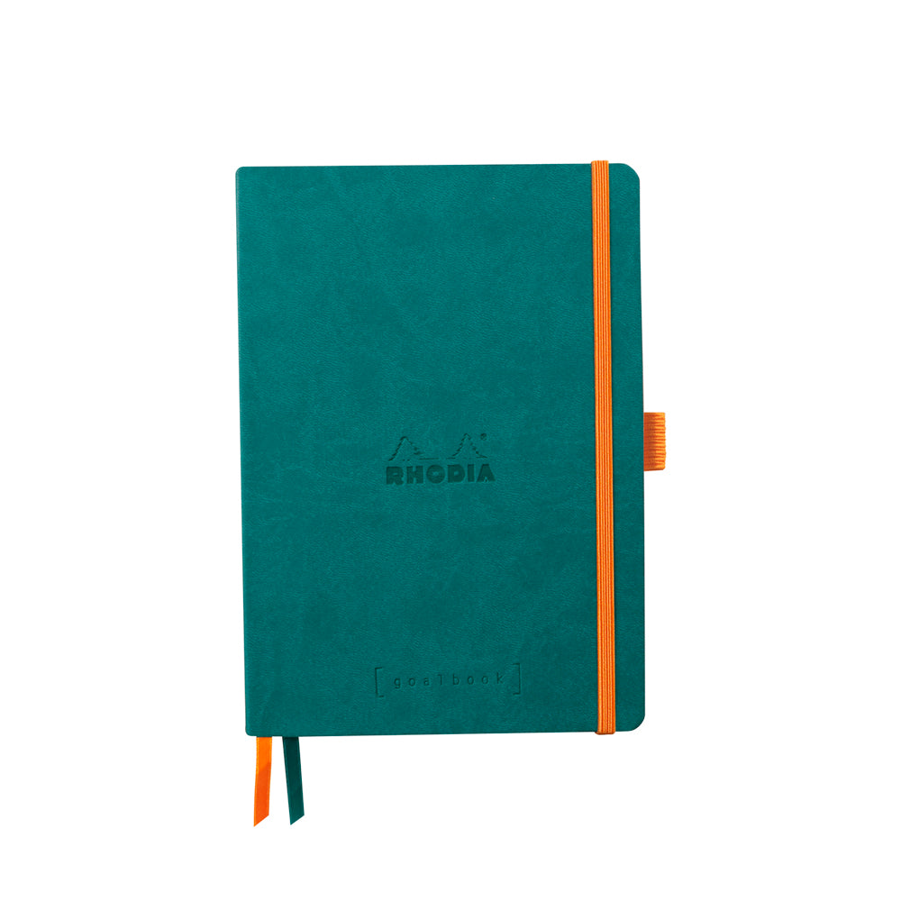 Rhodiarama Goalbook Softcover A5 Dot Grid Peacock