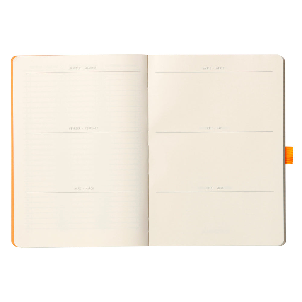Rhodiarama Goalbook Softcover A5 Dot Grid Peacock