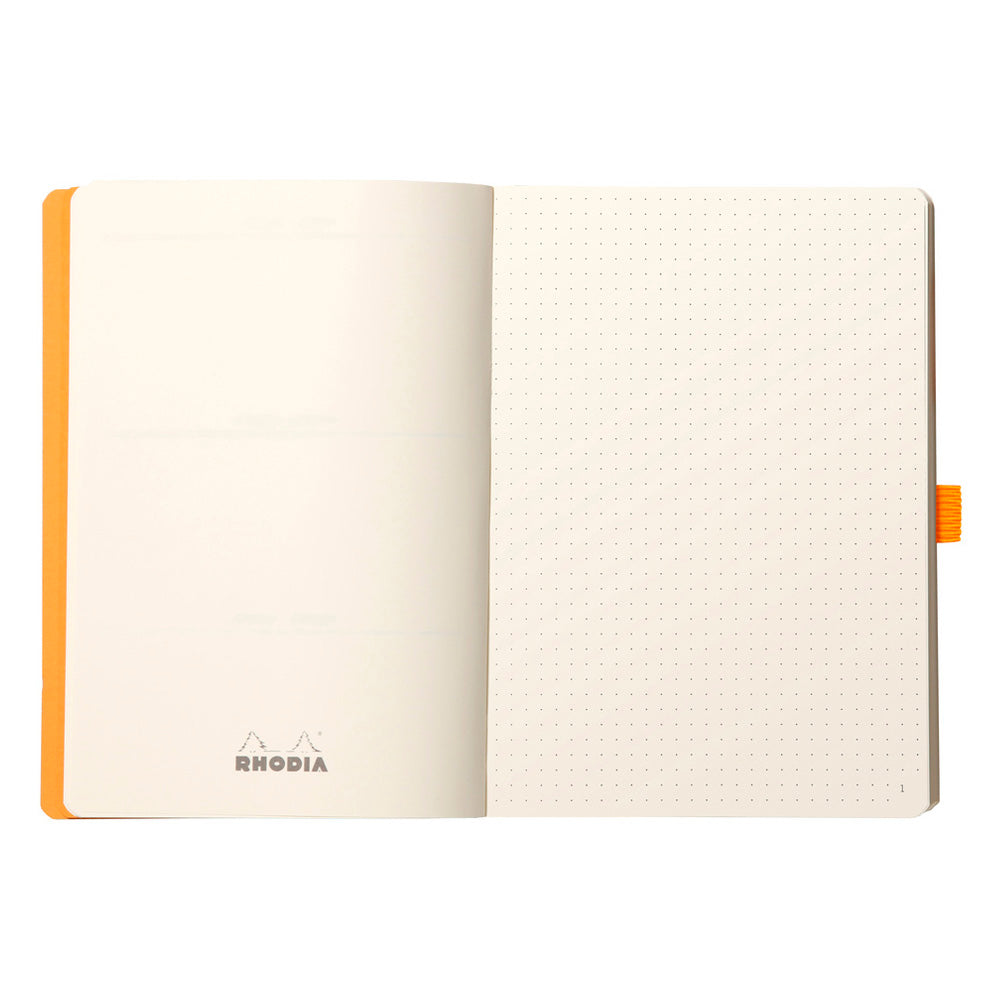 Rhodiarama Goalbook Softcover A5 Dot Grid Peacock