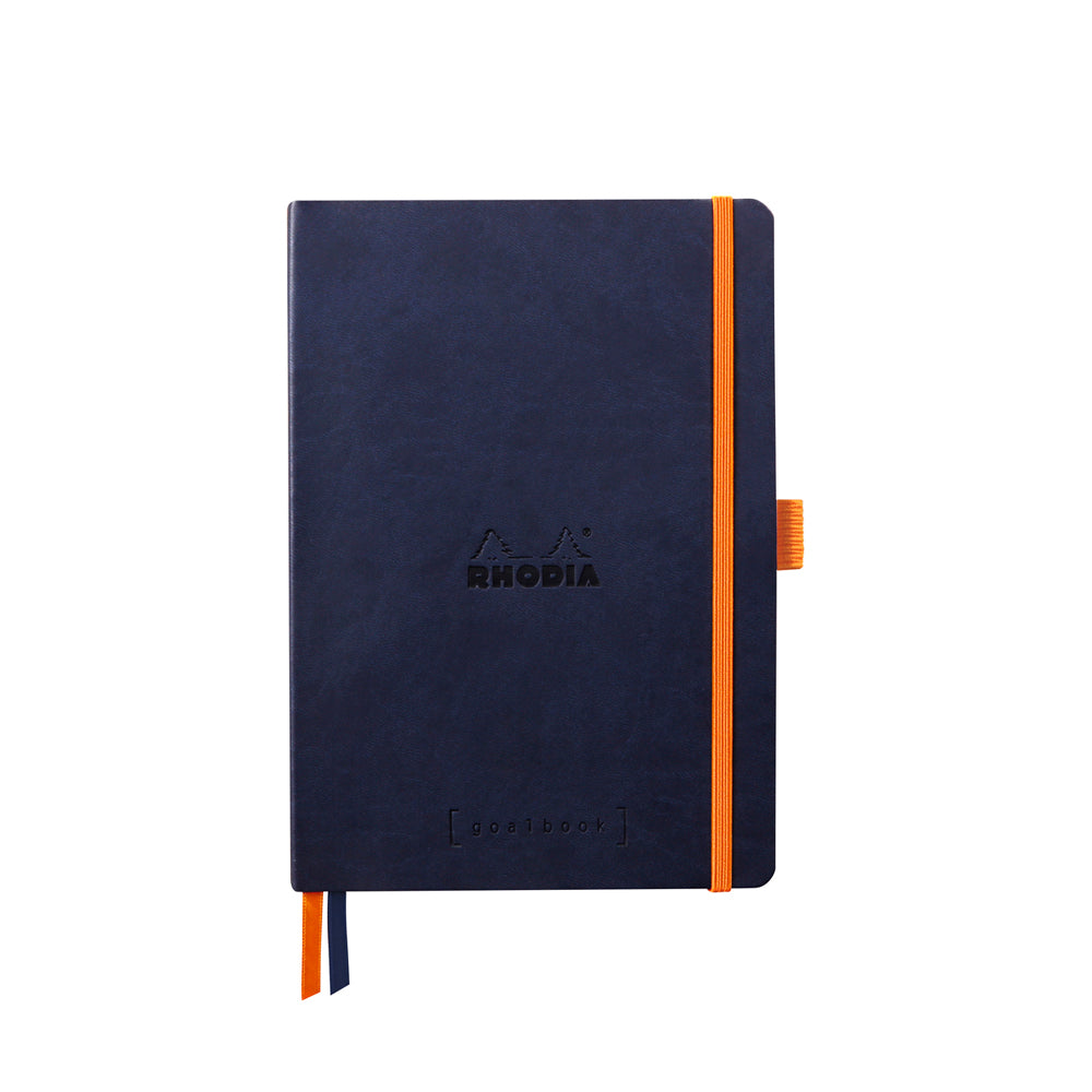 Rhodiarama Goalbook Softcover A5 Dot Grid Midnight Blue (Dark Navy)