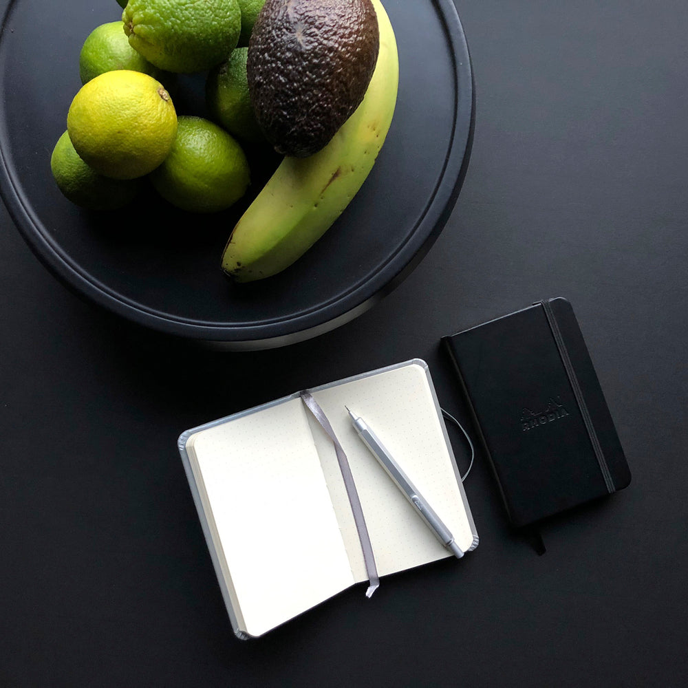 Webbie Webnotebook Pocket Dot Grid Black
