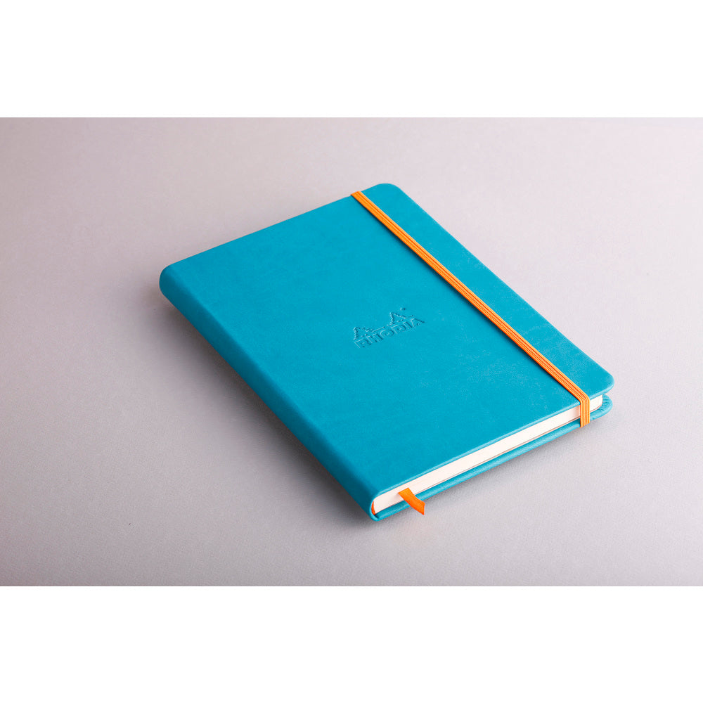 Rhodiarama Classic Hardcover Notebook A5 Lined Turquoise