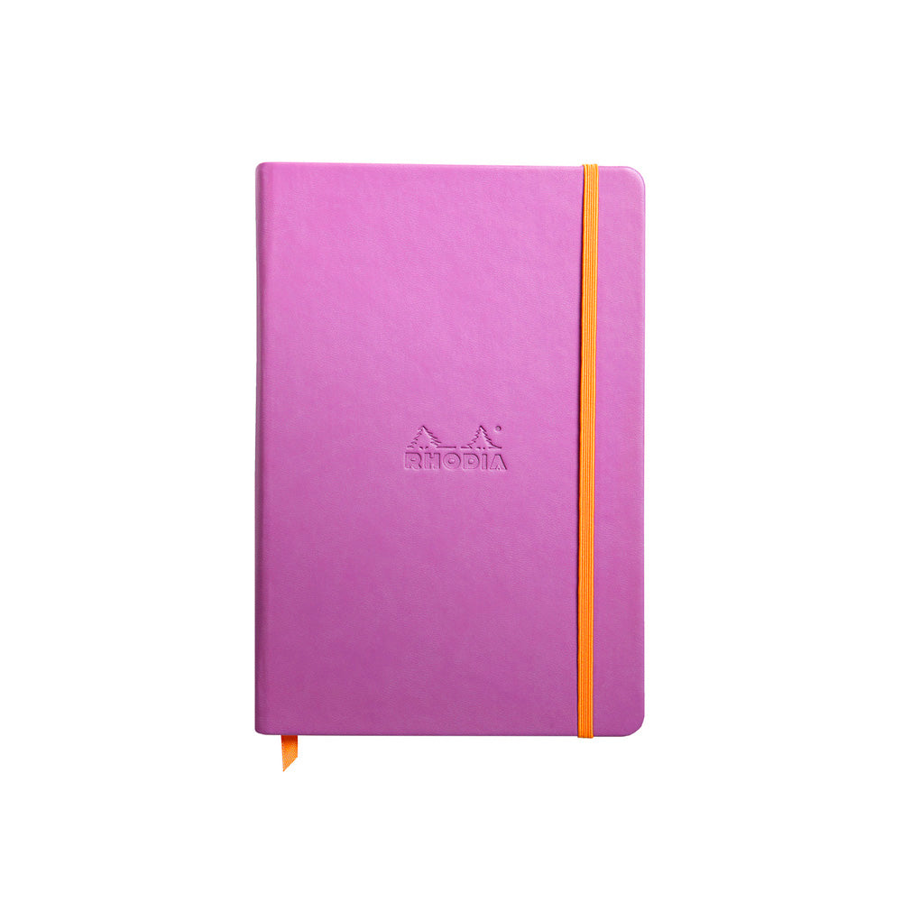 Rhodiarama Classic Hardcover Notebook A5 Lined Lilac