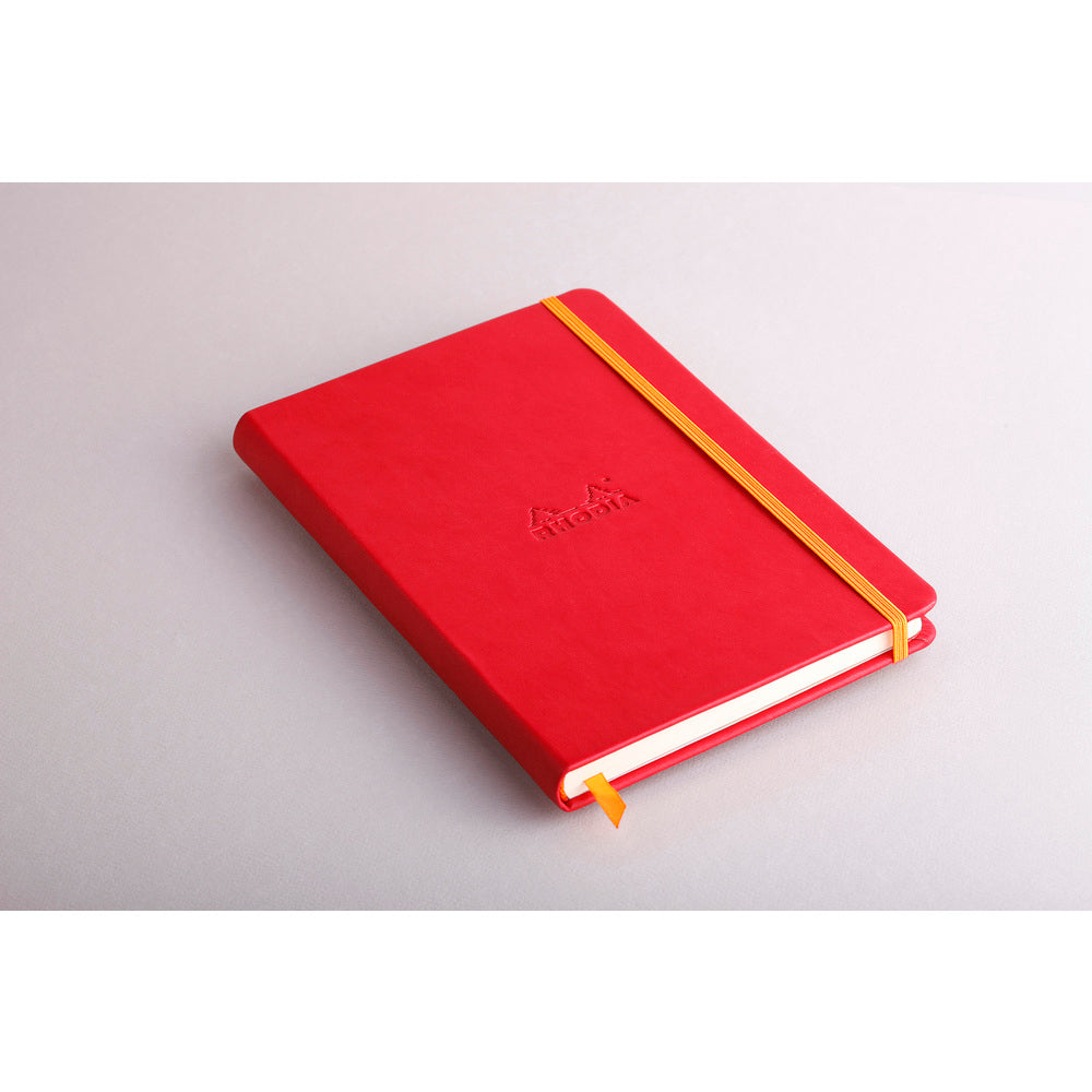 Rhodiarama Classic Hardcover Notebook A5 Lined Poppy Red
