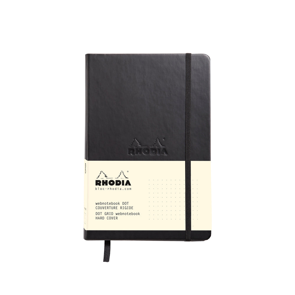 Webbie Webnotebook A5 Dot Grid Black