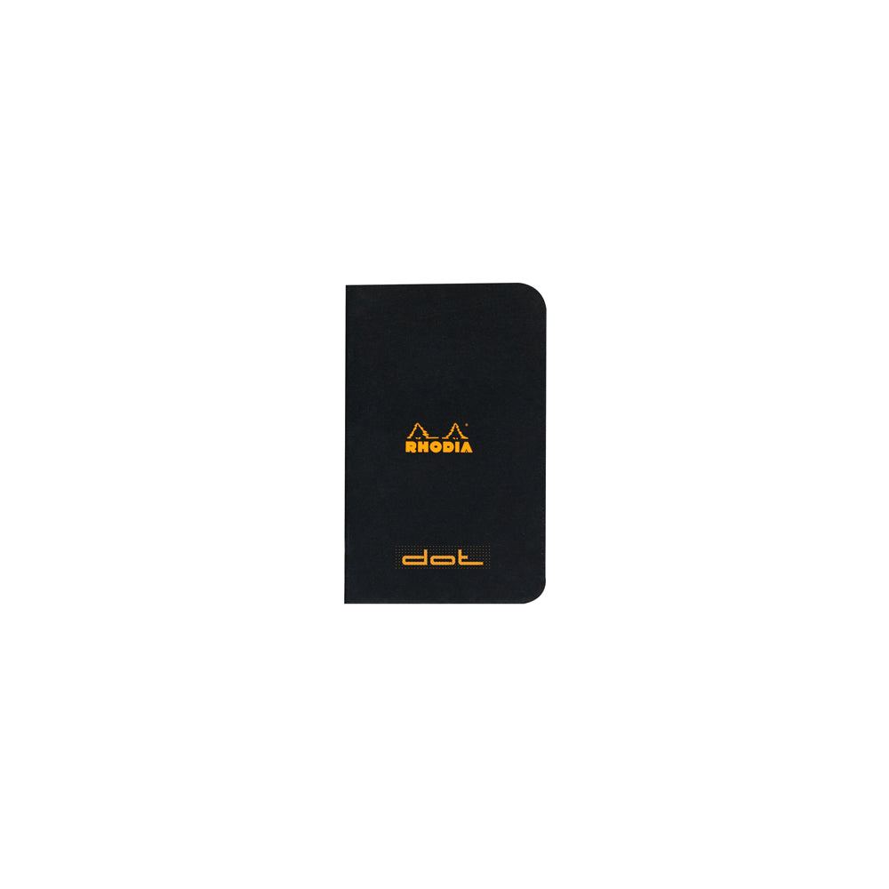 Cahier Notebook A7 Dot Grid Black