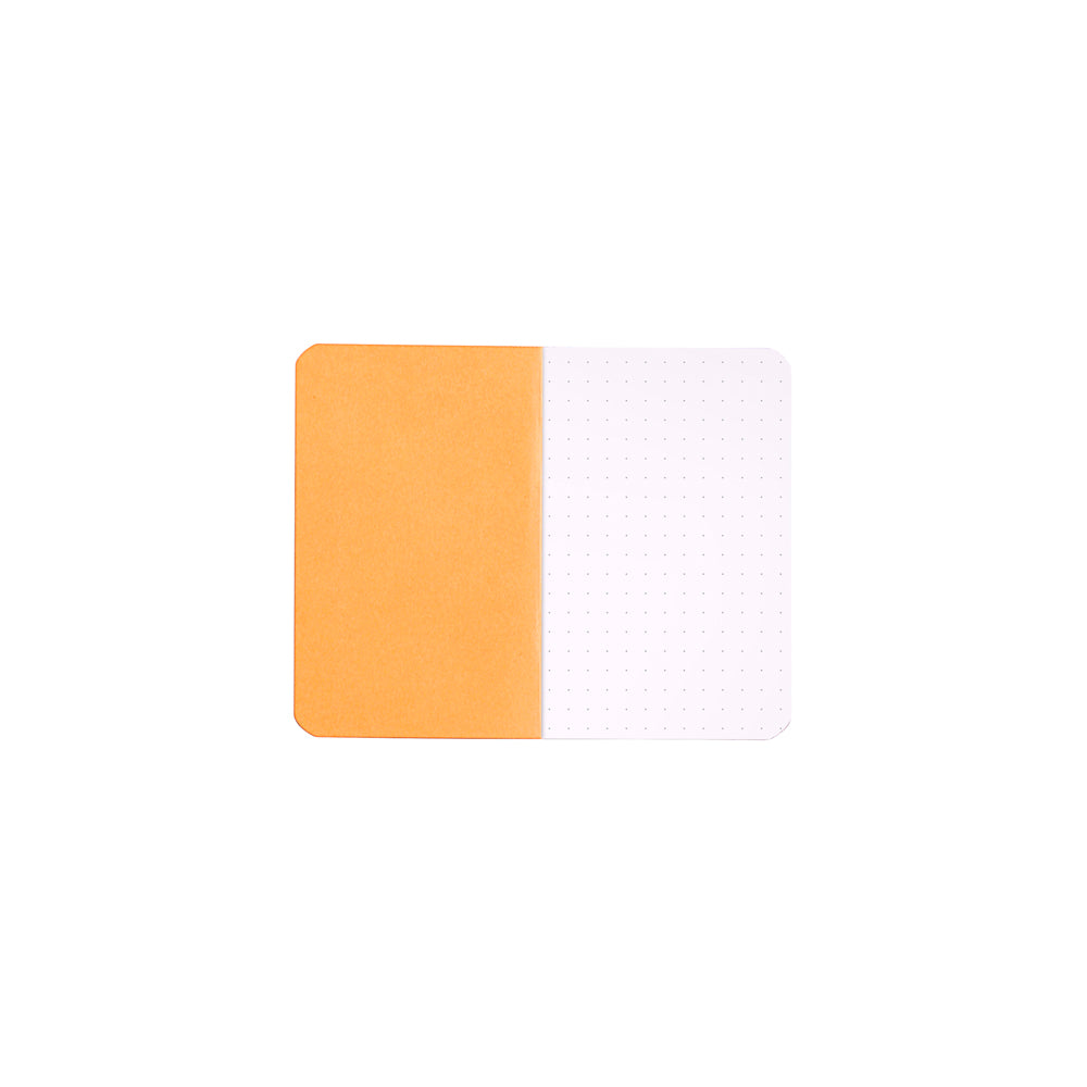Cahier Notebook A7 Dot Grid Orange