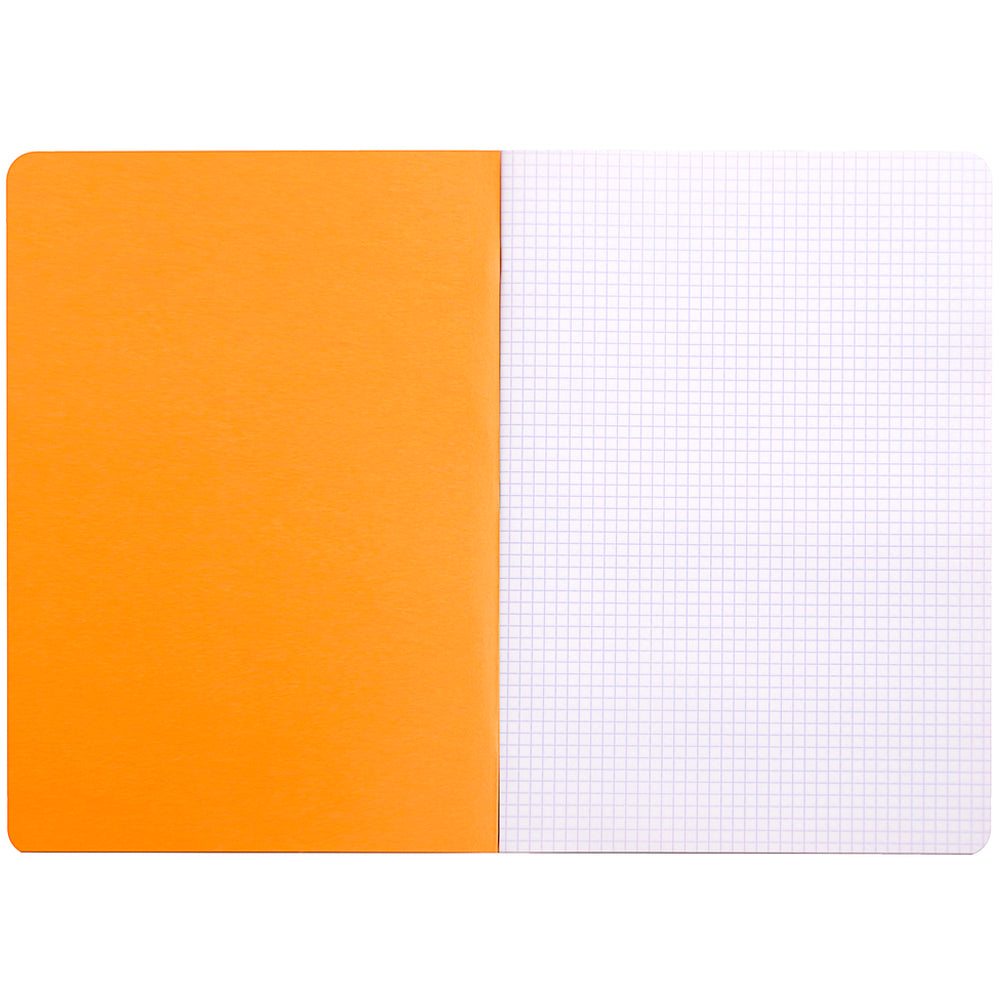 Cahier Notebook A4 Grid Orange