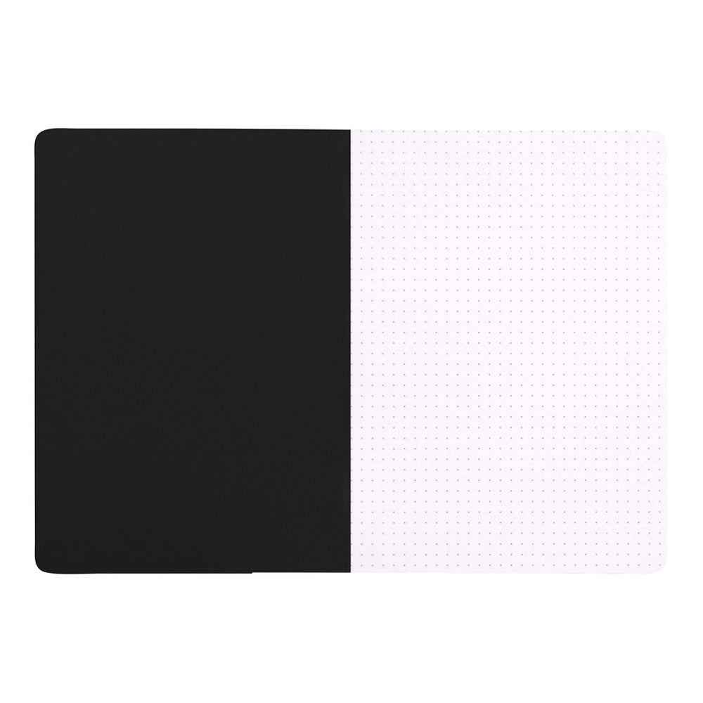 Cahier Notebook A5 Dot Grid Black