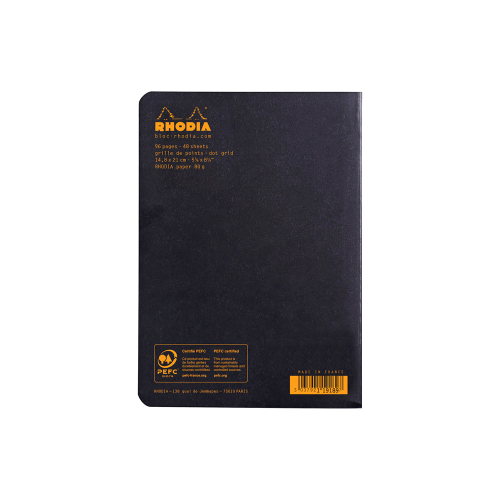 Cahier Notebook A5 Lined Black