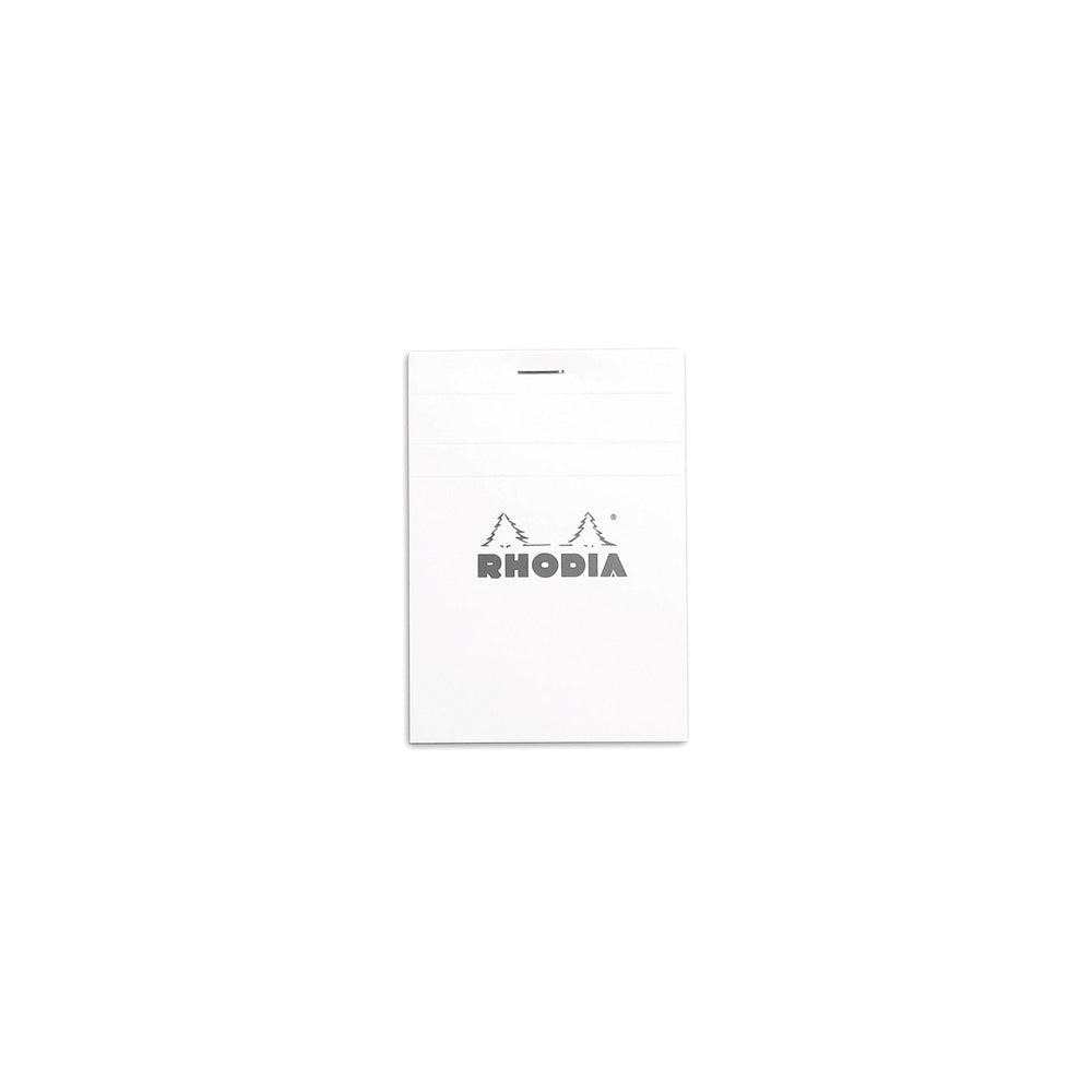 No. 12 Head Stapled Notepad Pocket Grid White