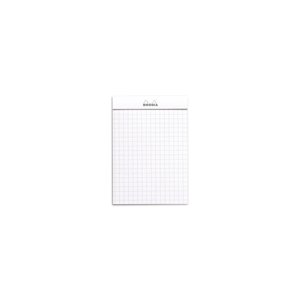 No. 12 Head Stapled Notepad Pocket Grid White
