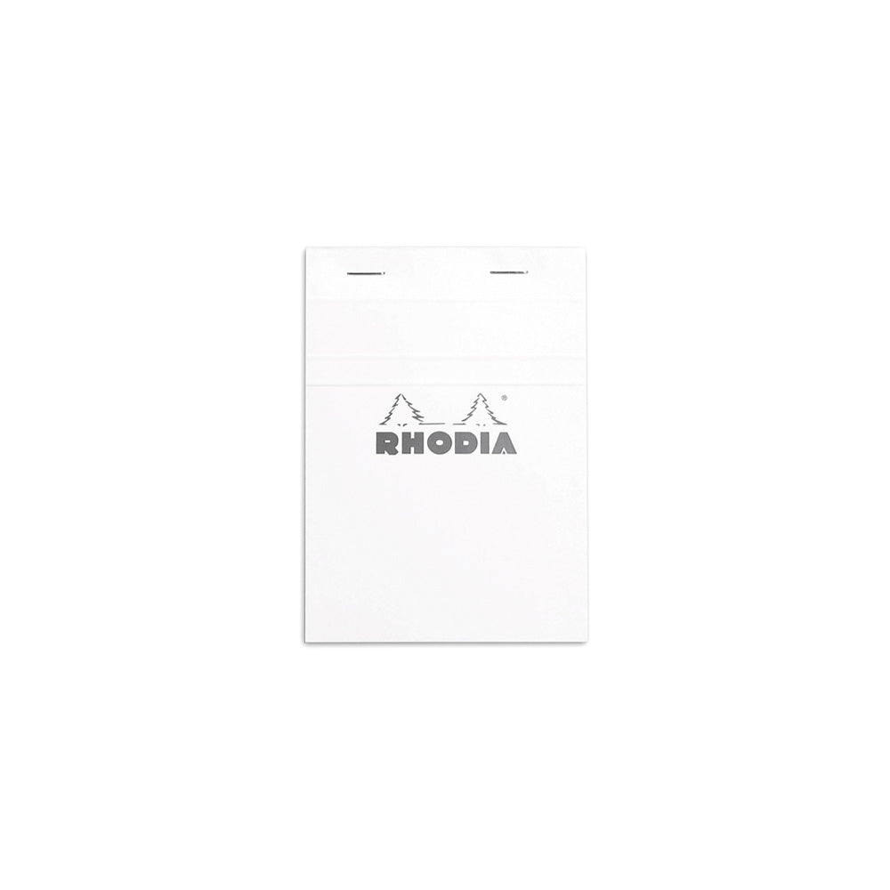 No. 13 Head Stapled Notepad A6 Grid White