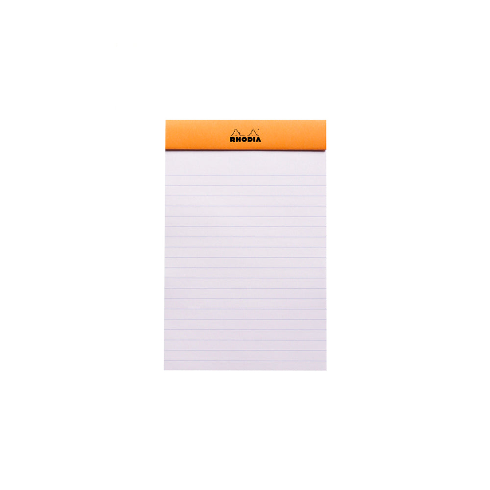 No. 14 Head Stapled Notepad 11 x 17cm Lined Orange