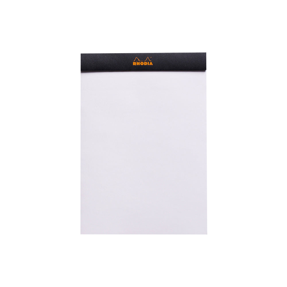 No. 16 Head Stapled Notepad A5 Blank Black