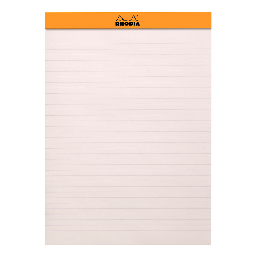 Premium R No. 18 Head Stapled Notepad A4 Lined Black