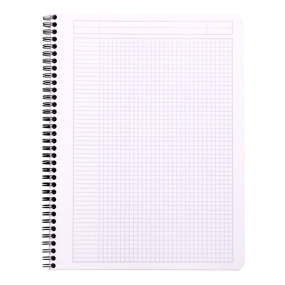 Wirebound Notebook A4+ Grid Orange