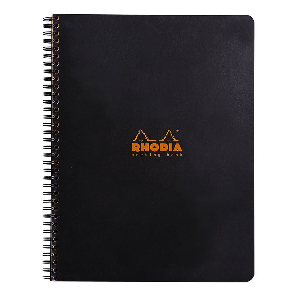 Meeting Book Wirebound A4+ Black