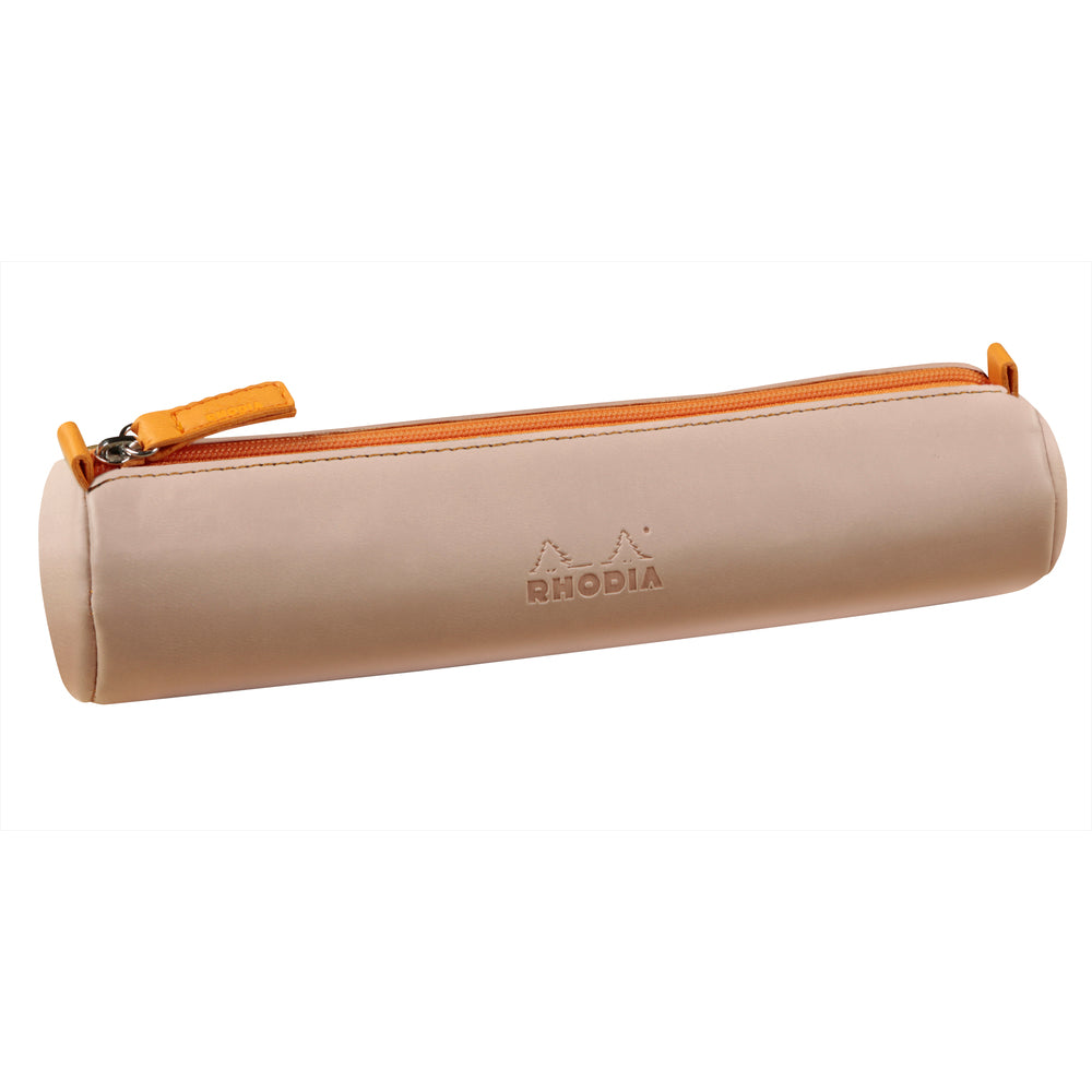 Rhodiarama Round Pencil Case Rose Smoke