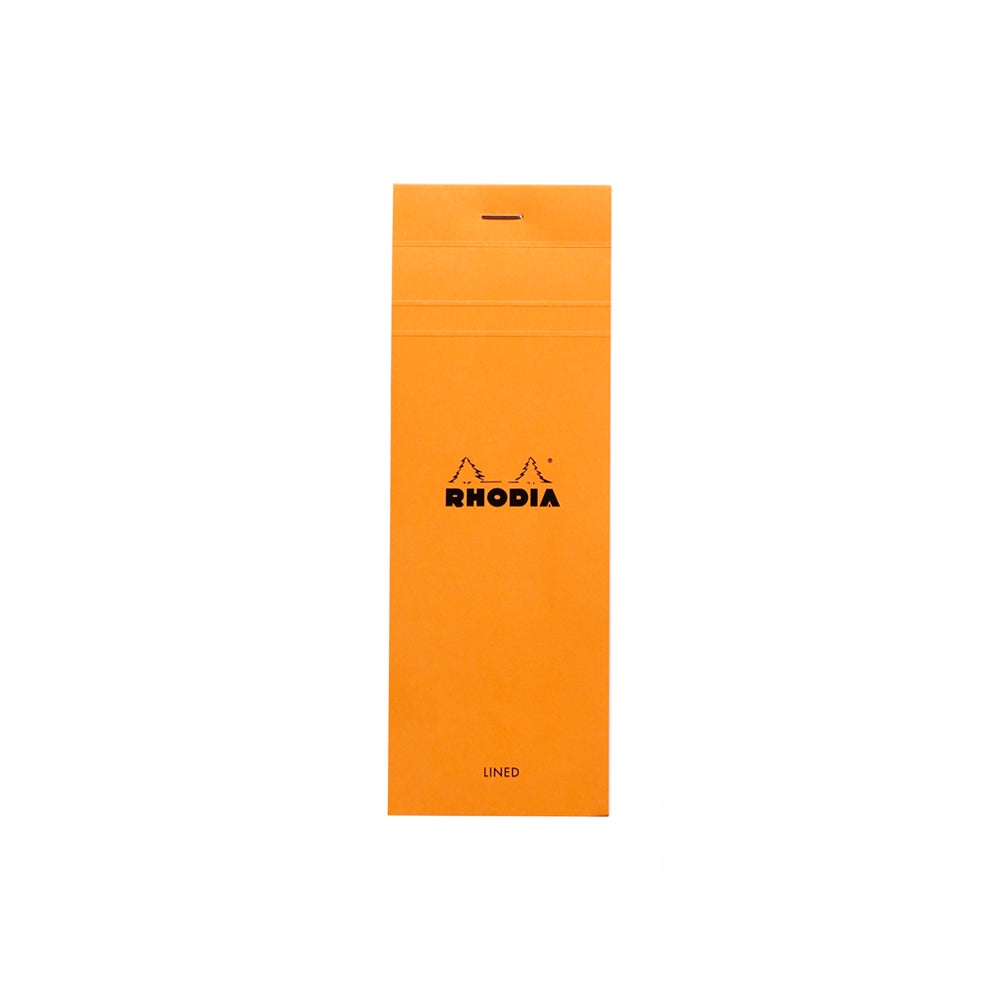 No. 8 Head Stapled Notepad List Lined Orange