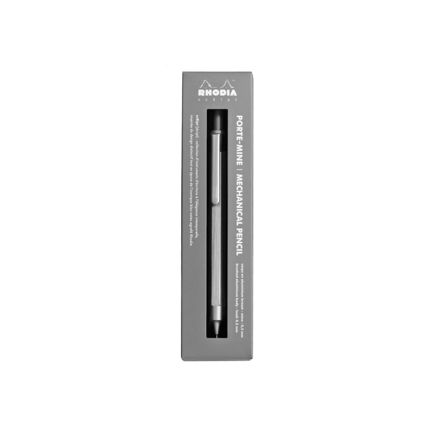scRipt Mechanical Pencil Silver
