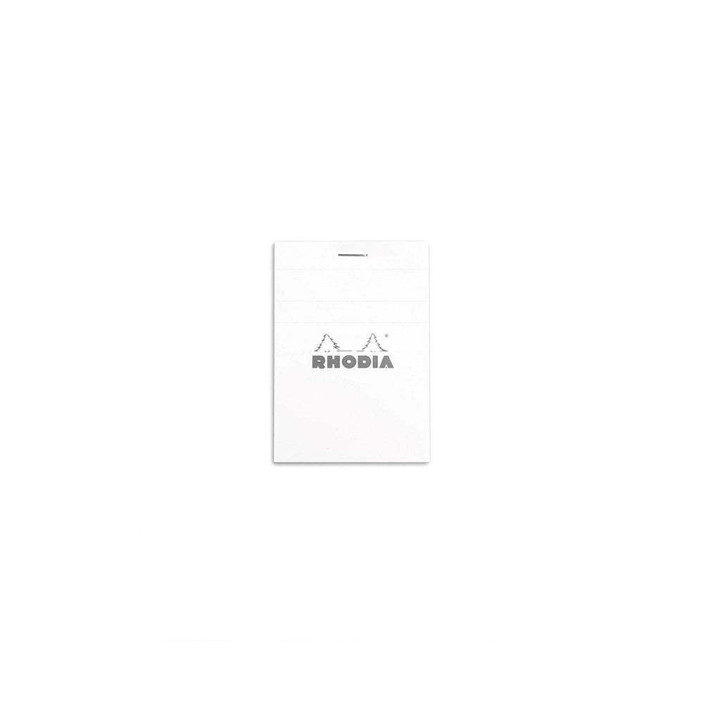 No. 11 Head Stapled Notepad A7 Grid White