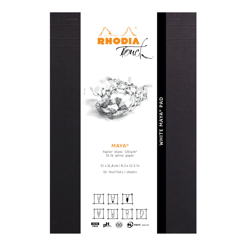 Rhodia Touch White Maya Pad A4+ Blank