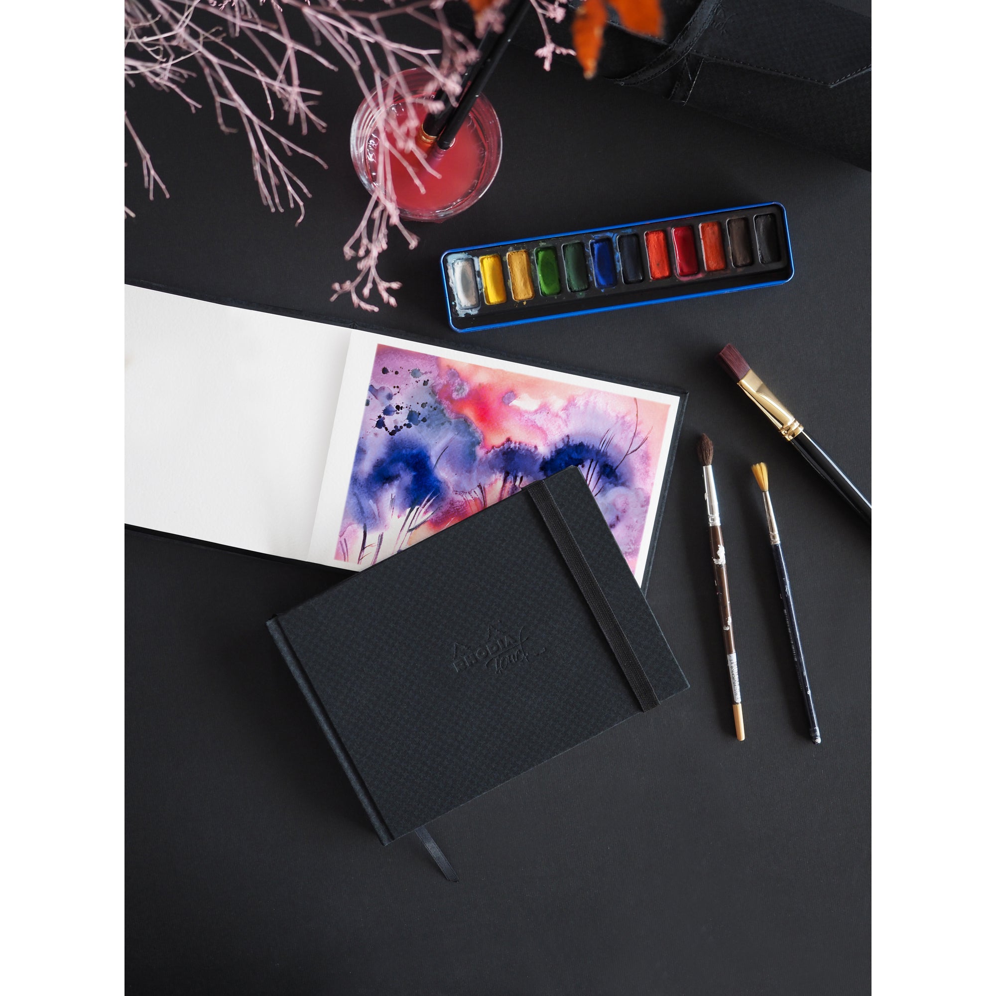 Rhodia Touch Watercolour Book (Hot Pressed Paper) A4 Portrait