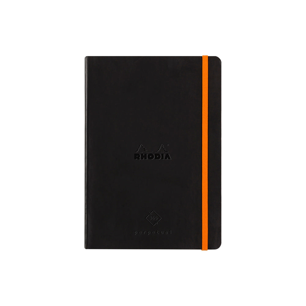 Rhodiarama 365 Perpetual Undated Planner A5 Black