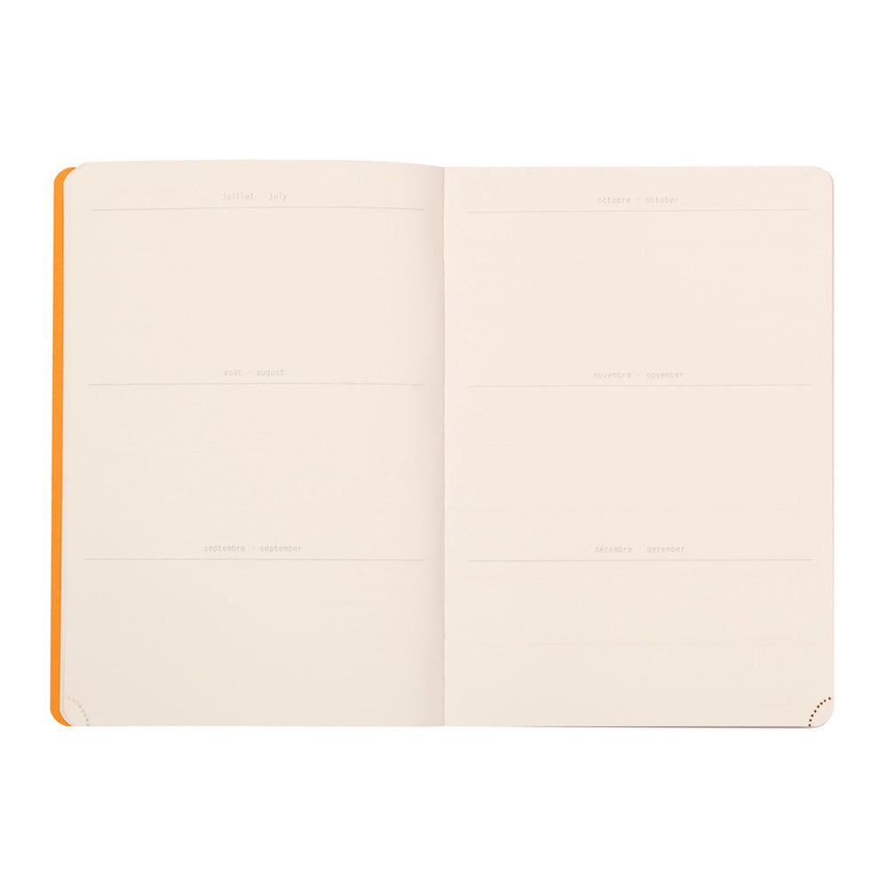Rhodiarama 365 Perpetual Undated Planner A5 Black
