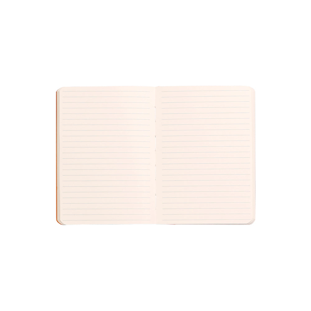 Rhodiarama Classic Softcover Notebook A6 Lined Silver