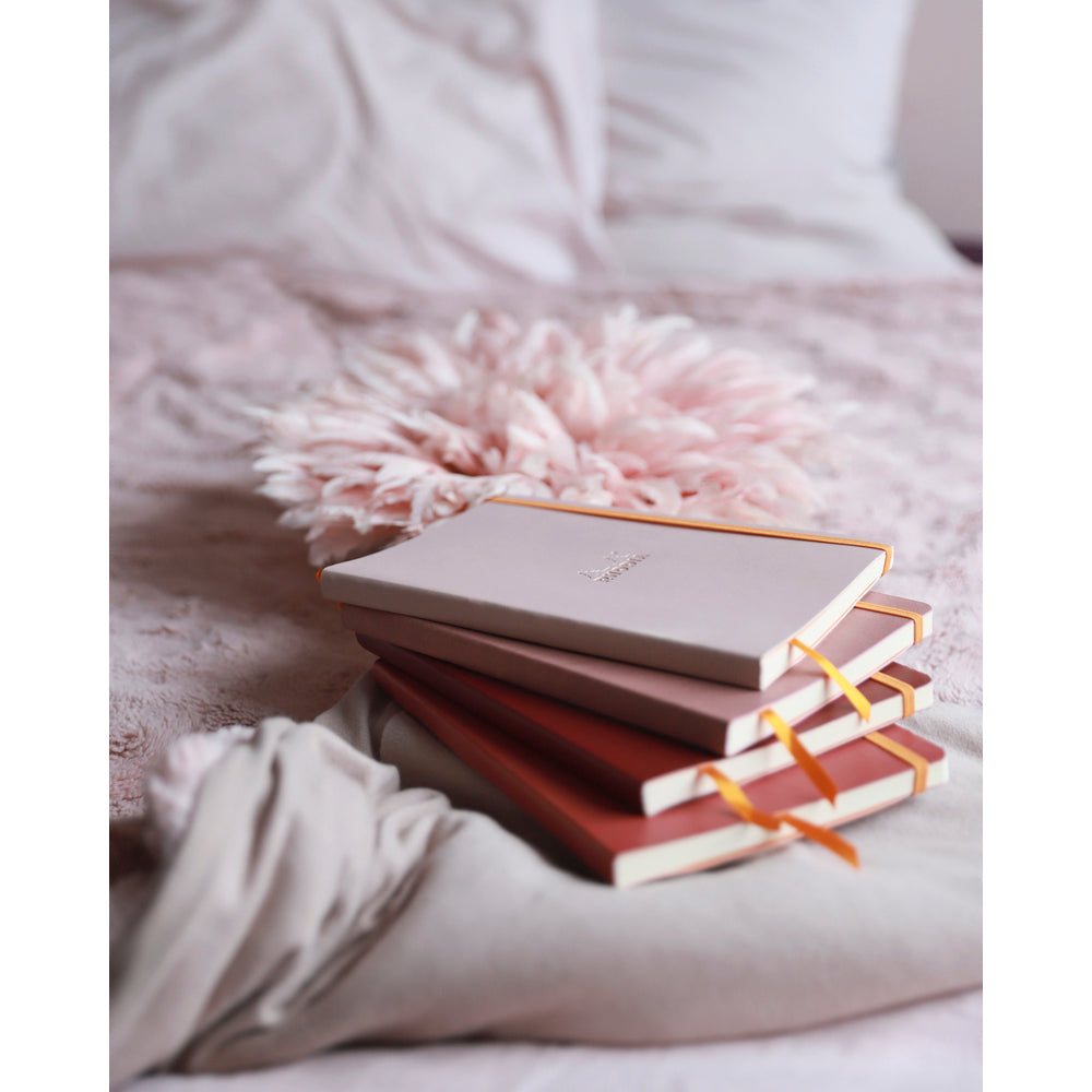 Rhodiarama Classic Softcover Notebook A5 Lined Nacarat