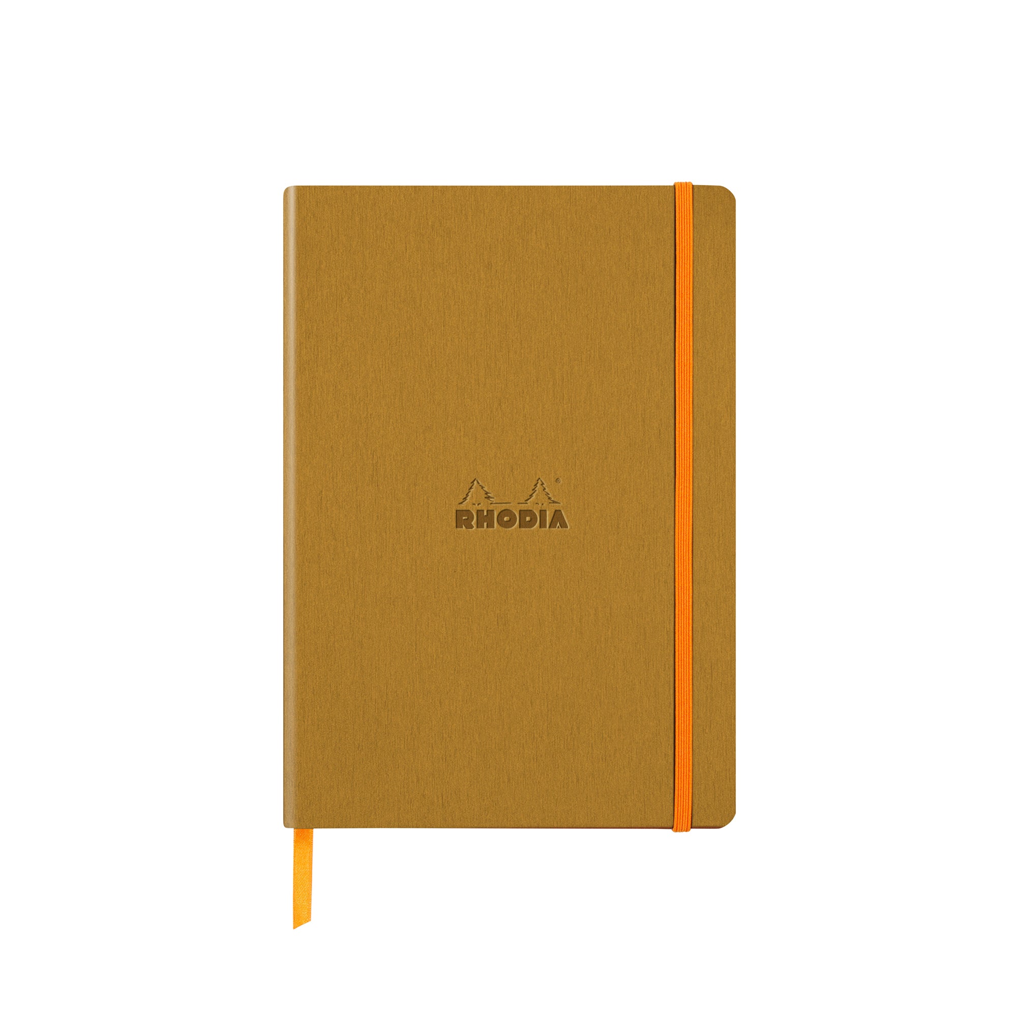 Rhodiarama Classic Softcover Notebook A5 Lined Gold