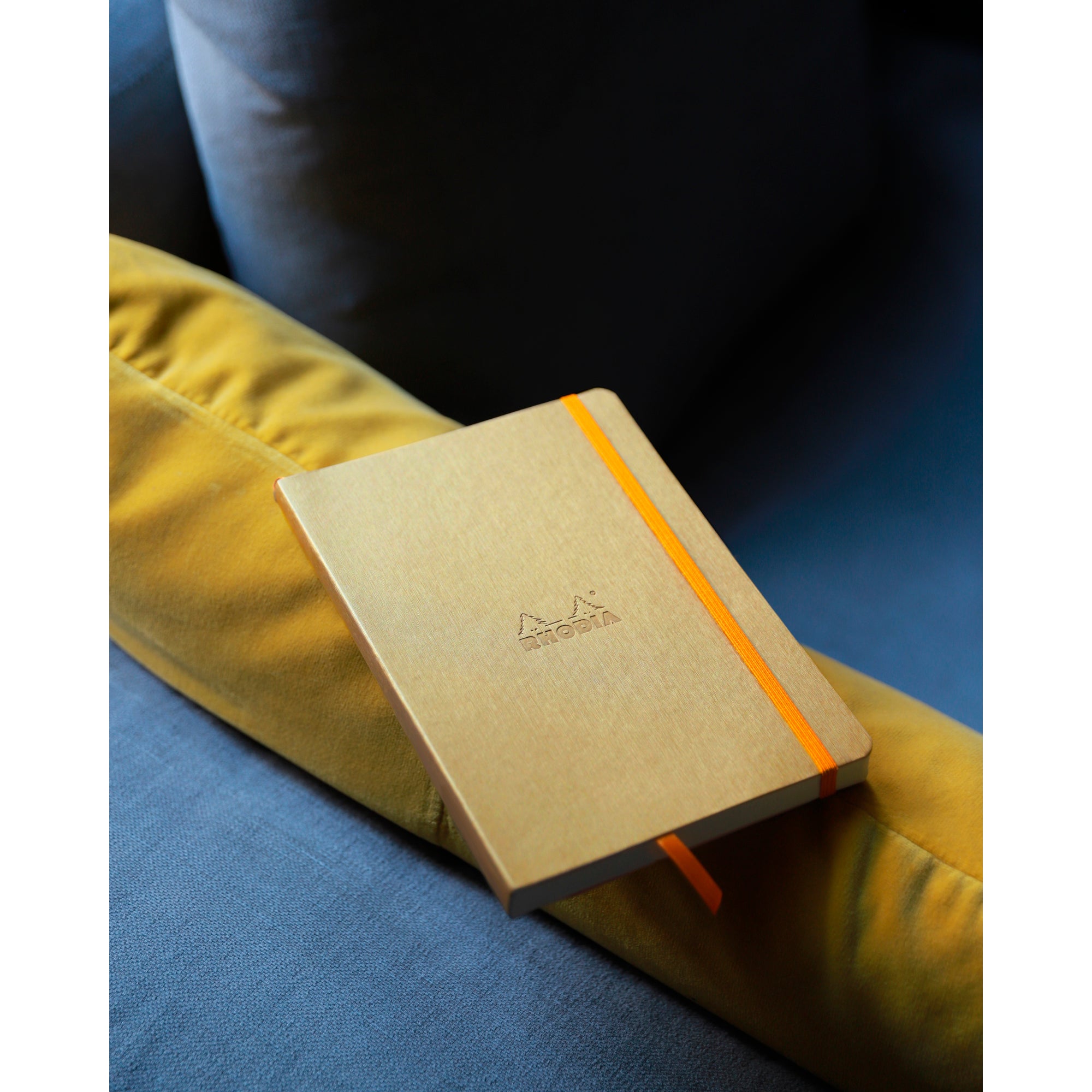 Rhodiarama Classic Softcover Notebook A5 Lined Gold