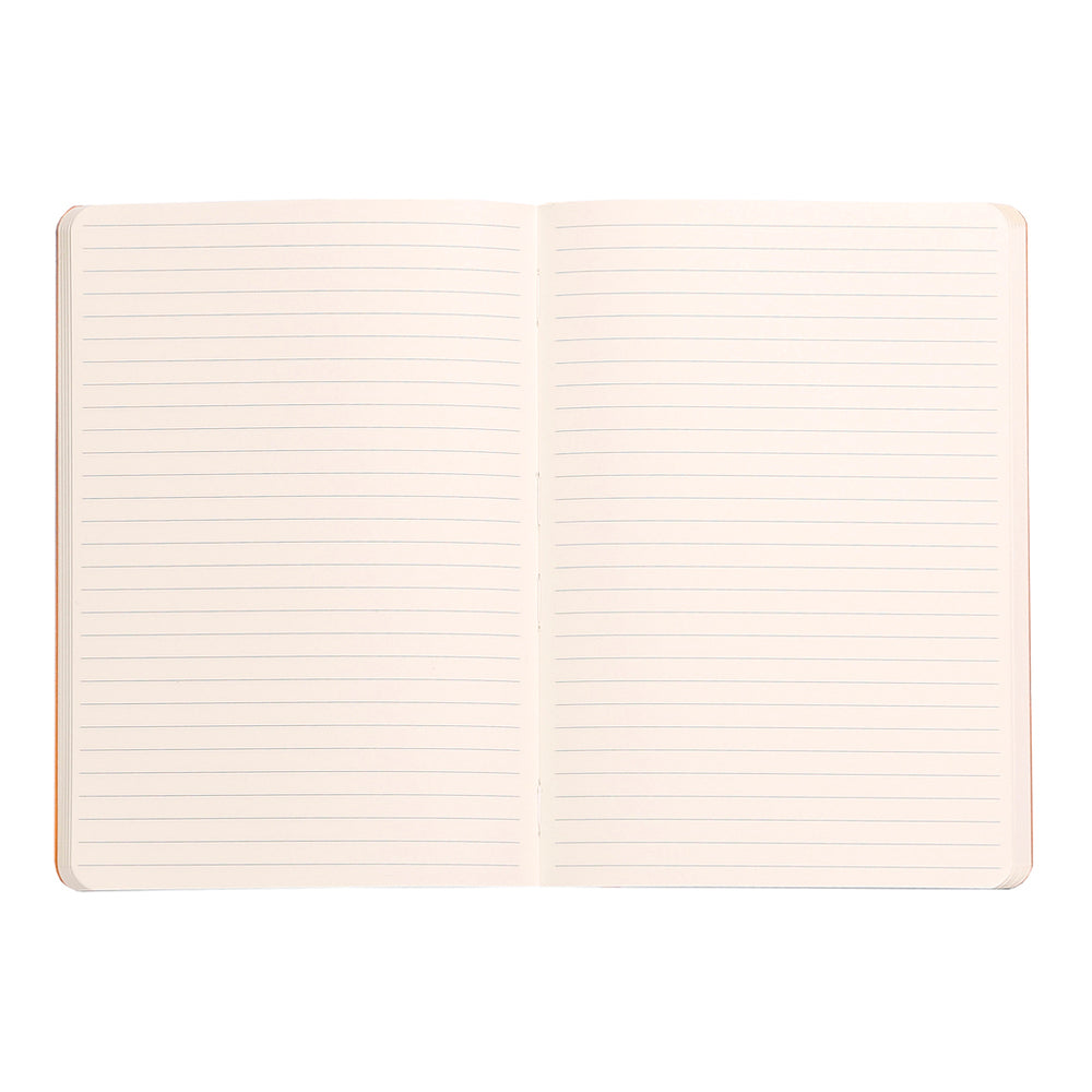 Rhodiarama Classic Softcover Notebook A5 Lined Silver