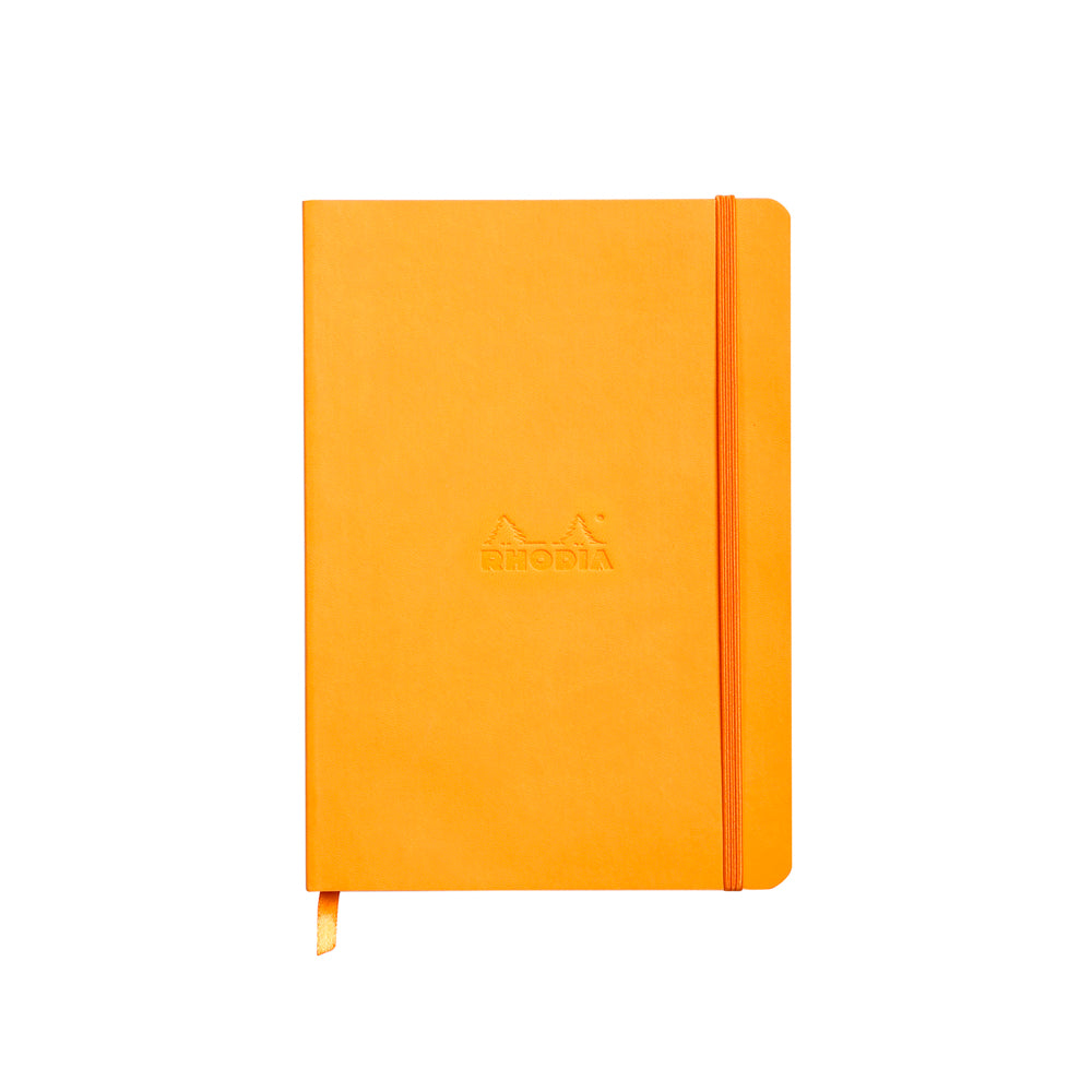Rhodiarama Classic Softcover Notebook A5 Lined Orange