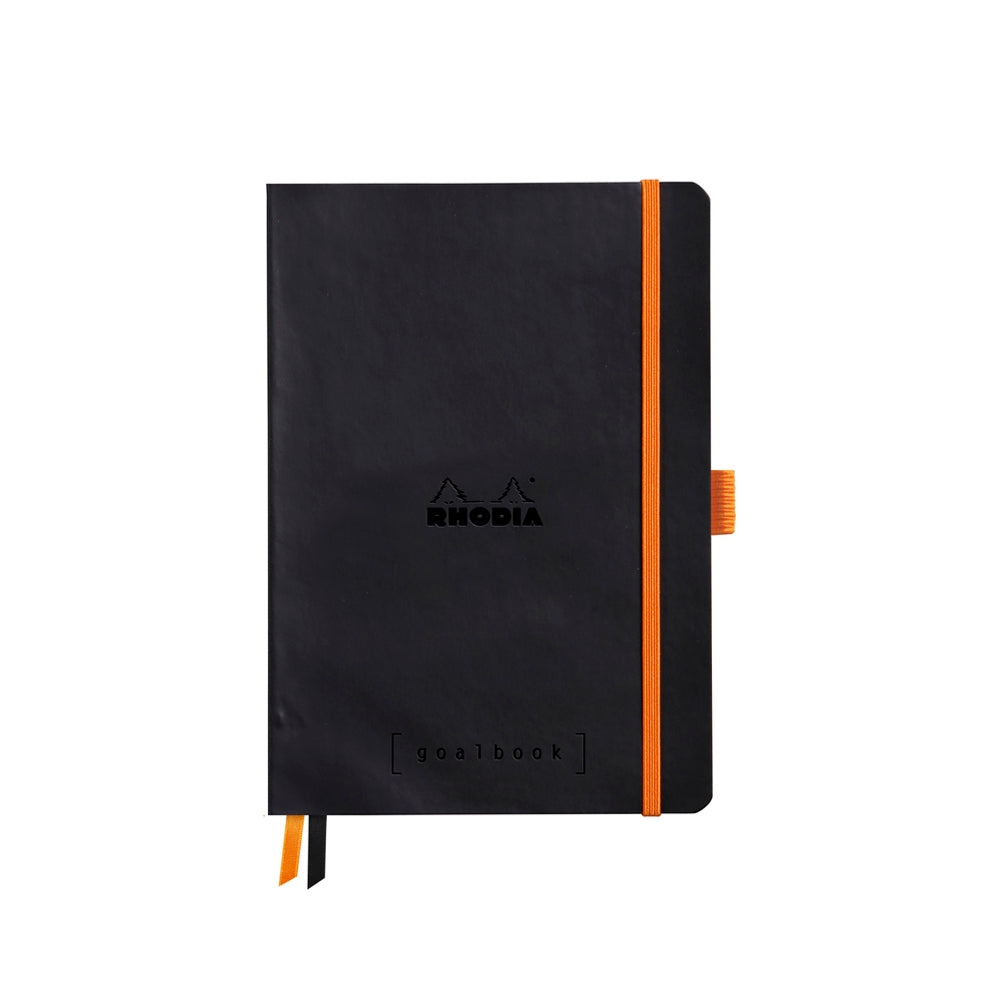 Rhodiarama Goalbook Softcover A5 Dot Grid Black
