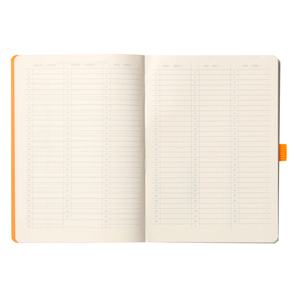Rhodiarama Goalbook Softcover A5 Dot Grid Turquoise