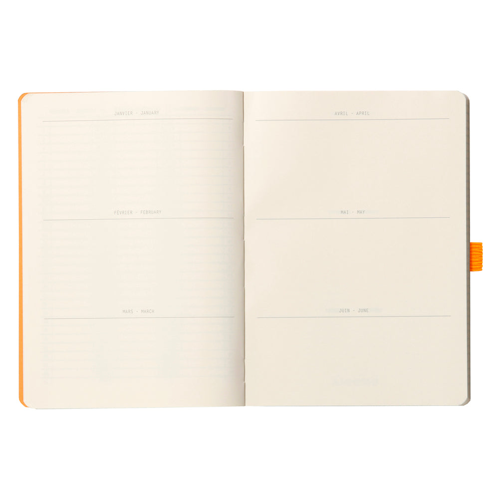 Rhodiarama Goalbook Softcover A5 Dot Grid Raspberry