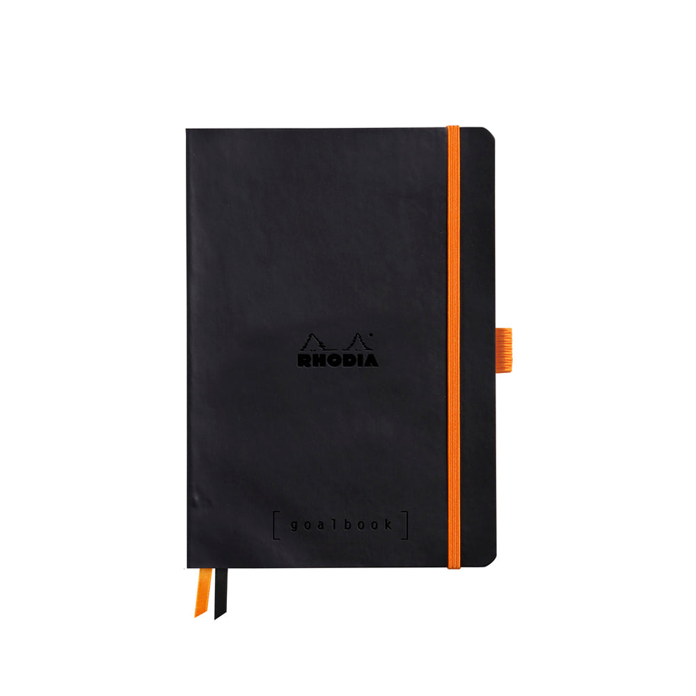 Rhodiarama Goalbook Softcover A5 Grid Black